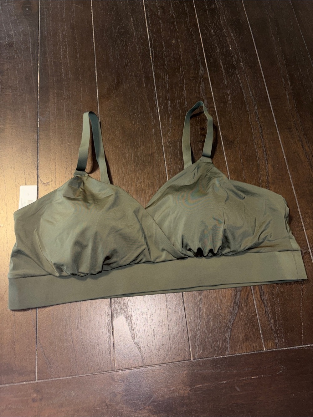 torrid Olive Wireless Bralette with Adjustable Straps